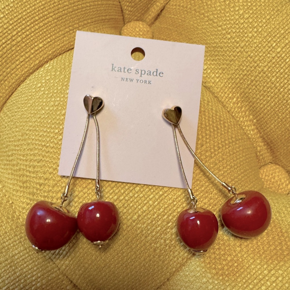 Kate Spade Cherry Drop Earrings
